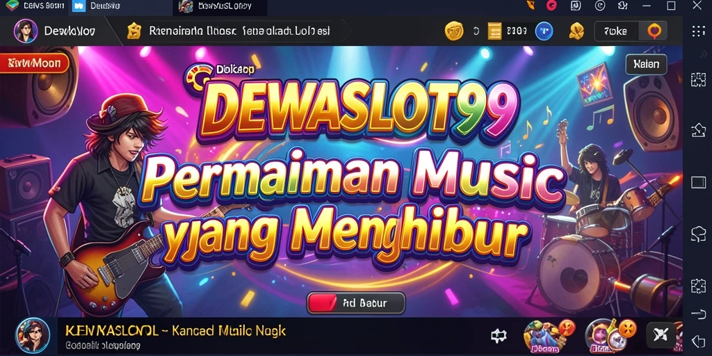 Tampilan gameplay DEWASLOT99 yang seru dengan berbagai lagu.