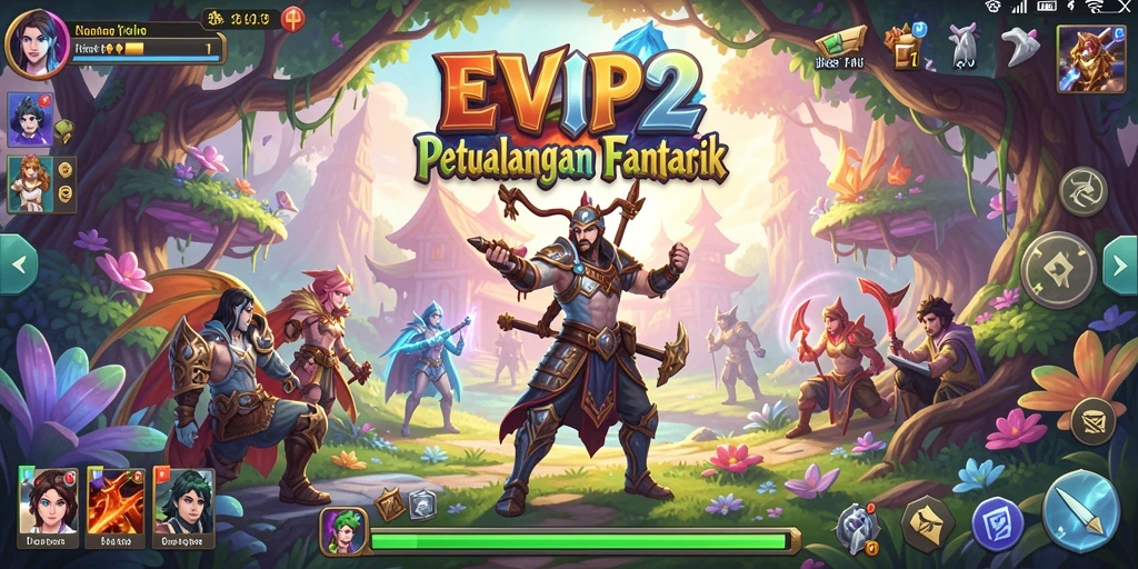 Screenshot gameplay menunjukkan aksi seru dalam dunia petualangan.