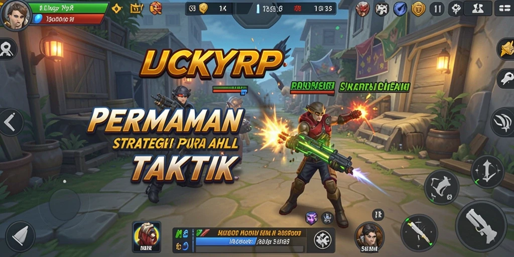 Tampilan gameplay menawan dari LUCKYRP yang menantang strategi.