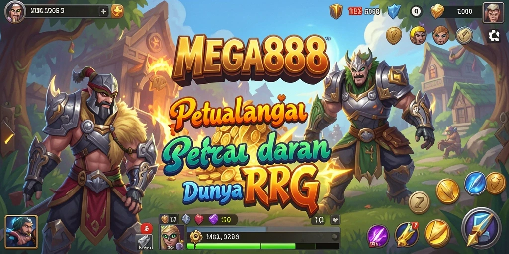 Tampilan menarik dari gameplay RPG MEGA888 yang penuh aksi.