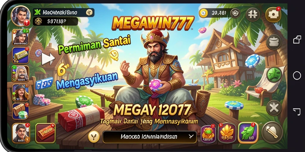 Tangkapan layar dari gameplay MEGAWIN777 yang menyenangkan dan santai.