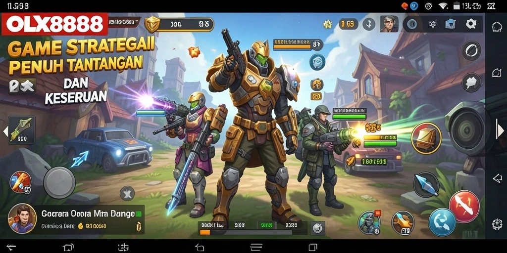 Melihat gameplay OLX888 yang menantang dan seru.