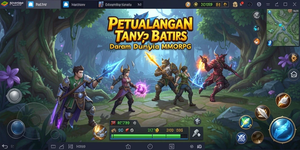 Tampilan gameplay menarik dari RR789 saat eksplorasi dunia MMORPG.