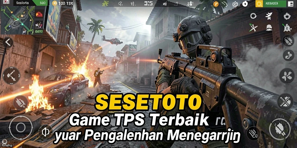 Tampilan gameplay SESETOTO yang menegangkan dan penuh aksi.